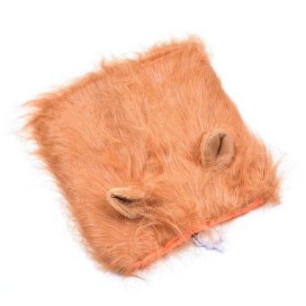 Lion Mane Headwear Wig For Dogs Dogloveit Dog Costume With GiftType D Light Brown With Ear - Intl June 2018 - 3 Lion Mane Headwear Wig for Dogs Dogloveit Dog Costume with GiftType D Light Brown With Ear - intl - 3
