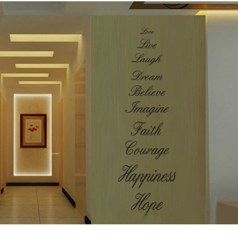Love Live Hope Laugh Wall Quote Decal Removable Stair Wall StickersDecor Vinyl - Intl June 2018 - 2 Love Live Hope Laugh Wall Quote Decal Removable Stair Wall StickersDecor Vinyl - Intl - 2