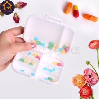 LOVE&HOME Plastic Portable 8 Slots Pills Box Medicine Tablets Storage (White) June 2018 - 3 LOVE&HOME Plastic Portable 8 Slots Pills Box Medicine Tablets Storage (White) - 3