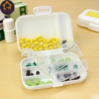 LOVE&HOME Plastic Portable 8 Slots Pills Box Medicine Tablets Storage (White) June 2018 - 2 LOVE&HOME Plastic Portable 8 Slots Pills Box Medicine Tablets Storage (White) - 2