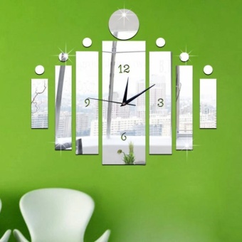 Luxury 3D Mirror Silver Wall Clock Modern Design Home Decor WatchWall Sticker - Intl June 2018 - 4 Luxury 3D Mirror Silver Wall Clock Modern Design Home Decor WatchWall Sticker - intl - 4