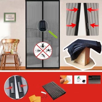 Magic Mesh Instant Screen Door (Black) June 2018 - 2 Magic Mesh Instant Screen Door (Black) - 2