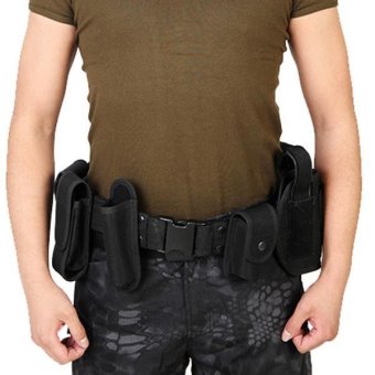 MagiDeal Utility Belt Waist Bag Security Police Guard Kit With Radio Holster Pouch - Intl June 2018 - 2 MagiDeal Utility Belt Waist Bag Security Police Guard Kit with Radio Holster Pouch - intl - 2