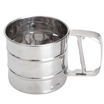 Mesh Flour Bolt Sifter Manual Sugar Icing Shaker Stainless SteelCup Shape - Intl April 2018 - 2 Mesh Flour Bolt Sifter Manual Sugar Icing Shaker Stainless SteelCup Shape - intl - 2