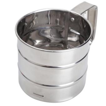 Mesh Flour Bolt Sifter Manual Sugar Icing Shaker Stainless SteelCup Shape - Intl April 2018 - 4 Mesh Flour Bolt Sifter Manual Sugar Icing Shaker Stainless SteelCup Shape - intl - 4