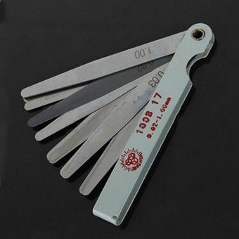 Metric Feeler Gauge Gap Filler Thickness Measurement Tools 17Blades 0.02 To 1mm Multi Intl - Intl June 2018 - 5 Metric Feeler Gauge Gap Filler Thickness Measurement Tools 17Blades 0.02 to 1mm Multi Intl - intl - 5