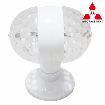 Microbishi LED Double - Headed Full - Color Rotating Lights Stagelights DJ Dance Lights Gifts For Party With Free Stereo In-EarHeadphone (Color May Vary) July 2018 - 2 microbishi LED Double - headed full - color rotating lights stagelights DJ dance lights gifts for Party with free Stereo In-EarHeadphone (Color May Vary) - 2