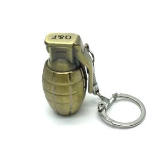 Mini Grenade Shape Metal Key Ring Lighter June 2018 - 2 Mini Grenade Shape Metal Key Ring Lighter - 2
