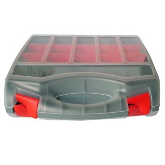 Model R237 Tool Box / Jewelry Box / Organizer / Cash Box Doublesize (Grey) June 2018 - 2 Model R237 Tool Box / Jewelry Box / Organizer / Cash Box Doublesize (Grey) - 2