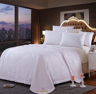 Mulberry Silk Filled Comforter Quilt Duvet Coverlet Blanket Doona For Summer, Butterfly Flowers White 100 * 150cm - Intl June 2018 - 2 Mulberry Silk Filled Comforter Quilt Duvet Coverlet Blanket Doona For Summer, Butterfly Flowers White 100 * 150cm - intl - 2