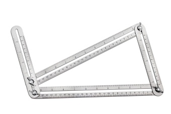 Multi Function Angle-izer Template Tool Stainless Steel MeasuresInstrument Folding Four-Sided Ruler(Sliver) - Intl April 2018 - 2 Multi Function Angle-izer Template Tool Stainless Steel MeasuresInstrument Folding Four-Sided Ruler(Sliver) - intl - 2