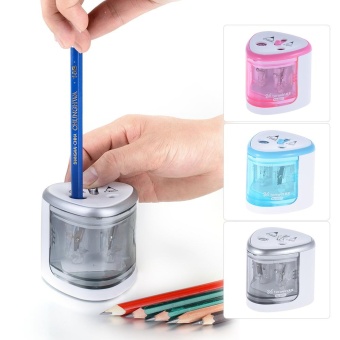 Multi-functional Automatic Electric Pencil Sharpener Battery Operated With 2 Holes(6-8mm / 9-12mm) For Home School Student Blue - Intl June 2018 - 5 Multi-functional Automatic Electric Pencil Sharpener Battery Operated with 2 Holes(6-8mm / 9-12mm) for Home School Student Blue - intl - 5
