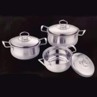 New 2017 Best Home Best Quality Stainless Steel Ware 3 Pcs KitchenCamber Pot June 2018 - 2 New 2017 Best Home Best Quality Stainless Steel Ware 3 pcs KitchenCamber Pot - 2