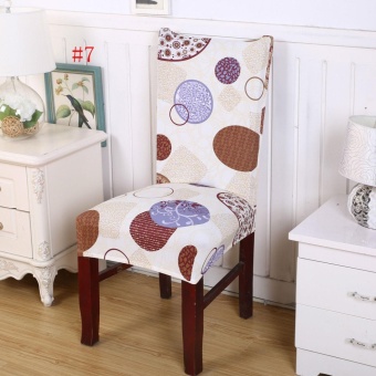 New Floral Print Chair Covers Home Dining Multifunctional Spandex Seat Covers Chair Cover 8# - Intl June 2018 - 2 New Floral Print Chair Covers Home Dining Multifunctional Spandex Seat Covers Chair Cover 8# - intl - 2