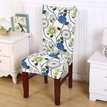 New Floral Print Chair Covers Home Dining Multifunctional Spandex Seat Covers Chair Cover 8# - Intl June 2018 - 4 New Floral Print Chair Covers Home Dining Multifunctional Spandex Seat Covers Chair Cover 8# - intl - 4