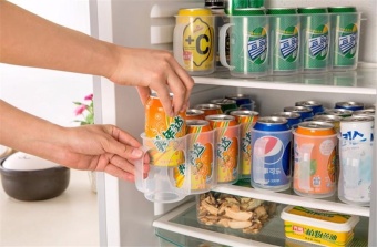 New Kitchen Accessories Coke Drink Can Space-saving Cans FinishingFrame 4 Storage Box Refrigerator Storage Box Gadget - Intl July 2018 - 4 New Kitchen Accessories Coke Drink Can Space-saving Cans FinishingFrame 4 Storage Box Refrigerator Storage Box Gadget - intl - 4