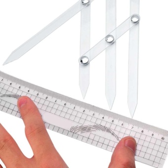 New Translucence Microblading Eyebrow Ratio Divider For Tattoo EyeBrow Ruler - Intl June 2018 - 2 New Translucence Microblading Eyebrow Ratio Divider For Tattoo EyeBrow Ruler - intl - 2