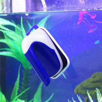 NiceEshop Floating Magnetic Aquarium Cleaner Glass Scrubber AquaticAlgae Scrapers For Fish Tank With Plastic Blade Acrylic Cylinder,L April 2018 - 4 niceEshop Floating Magnetic Aquarium Cleaner Glass Scrubber AquaticAlgae Scrapers for Fish Tank with Plastic Blade Acrylic Cylinder,L - 4