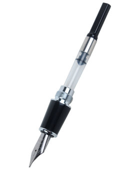 NiceEshop Luxury Fountain Pen Jinhao 159 Bright With Silver BroadNib(Black) June 2018 - 4 niceEshop Luxury Fountain Pen Jinhao 159 Bright with Silver BroadNib(Black) - 4