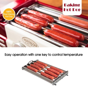 Nostalgia Old Fashioned Household Hot Dog Roller Grill With BunWarmer Hotdog Maker Hot-dog Barbecue BBQ Machine Sausage Grill 5Rollers 220-240V - Intl June 2018 - 3 Nostalgia Old Fashioned Household Hot Dog Roller Grill with BunWarmer Hotdog Maker Hot-dog Barbecue BBQ Machine Sausage Grill 5Rollers 220-240V - intl - 3