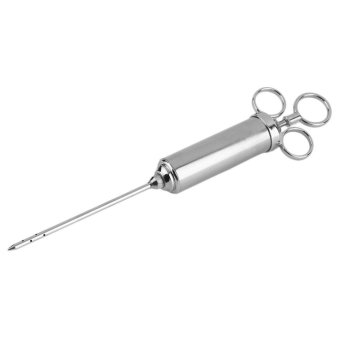 OH Unique Stainless Steel Marinade Injector Flavor Needles Meat BBQ Tools Silver - Intl June 2018 - 2 OH Unique Stainless Steel Marinade Injector Flavor Needles Meat BBQ Tools Silver - intl - 2