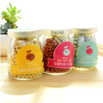 OJ Creative Diy Anion Hydroponic Pot Office Desktop Hydroponicceramic Carbon Ball Anti-radiation Mini Small Potted Plant - Intl June 2018 - 2 OJ creative diy anion hydroponic pot office desktop hydroponicceramic carbon ball anti-radiation mini small potted plant - intl - 2