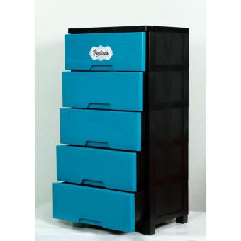Organizer Drawer 5 Layer (Black Frame) Charmaine Plastic Products June 2018 - 2 Organizer Drawer 5 Layer (Black Frame) Charmaine Plastic Products - 2