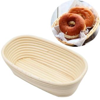 Oval Rattan Basket Bread Banneton Brotform Proofing Mold FruitStorage Kitchen 25x15x8cm - Intl June 2018 - 3 Oval Rattan Basket Bread Banneton Brotform Proofing Mold FruitStorage Kitchen 25x15x8cm - Intl - 3