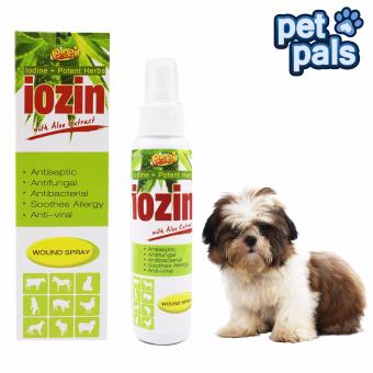 Papi Iodine Potent Herbs Iozin With Aloe Extract Wound Pet Spray 120mL June 2018 - 2 Papi Iodine Potent Herbs Iozin with Aloe Extract Wound Pet Spray 120mL - 2