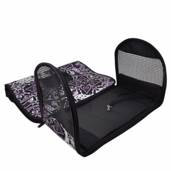Paws UP Portable Foldable Dog Cat Pet Carrier Travel Bag CageOriental Flower Design June 2018 - 2 Paws UP Portable Foldable Dog Cat Pet Carrier Travel Bag CageOriental Flower design - 2
