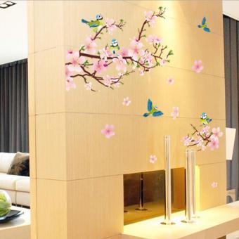 Peaches Flowers Magpie Birds Petals Wall Decal Home Sticker PVCMurals Paper House Decoration Wallpaper Living Room Bedroom ArtPicture For Kids Teen Senior Adult Baby - Intl June 2018 - 3 Peaches Flowers Magpie Birds Petals Wall Decal Home Sticker PVCMurals Paper House Decoration Wallpaper Living Room Bedroom ArtPicture for Kids Teen Senior Adult Baby - intl - 3