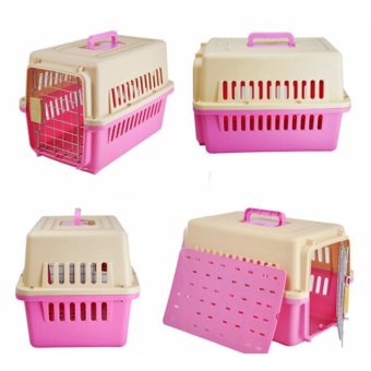 Pet Carrier 1001 Color Pink (48.5cm X 30cm X 31cm) Airline StandardPet Height Up To 30cm For Small Dog And Cat June 2018 - 2 Pet Carrier 1001 Color Pink (48.5cm x 30cm x 31cm) Airline StandardPet Height Up To 30cm For Small Dog and Cat - 2