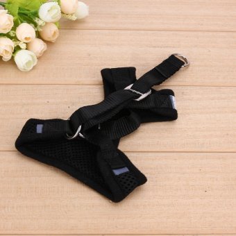 Pet Dog Collars Puppy Leash Vest Mesh Breathe AdjustableHarness(Black S) - Intl July 2018 - 3 Pet Dog Collars Puppy Leash Vest Mesh Breathe AdjustableHarness(Black S) - intl - 3