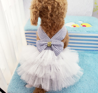 Pet Dogs Bubble Skirt With Bowknot Princess Dress Pink - Intl June 2018 - 5 Pet Dogs Bubble Skirt with Bowknot Princess Dress pink - intl - 5