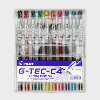 Pilot G-Tec C4 0.4 Set Of 10 July 2018 - 2 Pilot G-Tec C4 0.4 Set of 10 - 2