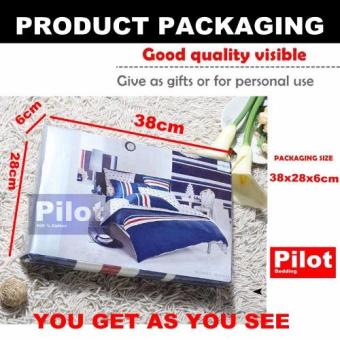 Pilot New Arrived 4 Pieces DM002 Sweet Life Leisure Style QueenSize GD001 Bedding Sheet Pillowcase Set (Sith Style-Blue Grid) June 2018 - 5 Pilot New Arrived 4 Pieces DM002 Sweet Life Leisure Style QueenSize GD001 Bedding Sheet Pillowcase Set (Sith style-Blue Grid) - 5