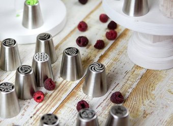 Piping Tips Cake Baking Supplies Decorating Set - 30 Icing Nozzles Extra Large Decoration Kit - Best Kitchen Gift - Intl April 2018 - 2 Piping Tips Cake Baking Supplies Decorating Set - 30 Icing Nozzles Extra Large Decoration Kit - Best Kitchen Gift - intl - 2