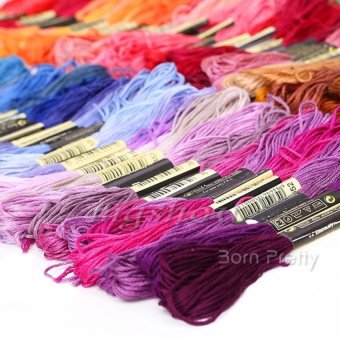 PLATIM 50 Threads/Set Dmc Floss Skein Cross Stitch Threads Embroiderysewing (Random Color ) June 2018 - 4 PLATIM 50 Threads/Set Dmc Floss Skein Cross Stitch Threads Embroiderysewing (Random Color ) - 4