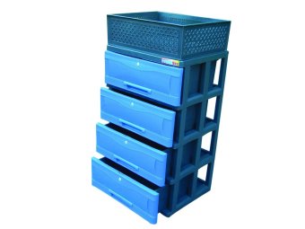 Power Box Chest Drawer D.288-4L(Blue) June 2018 - 3 Power Box Chest Drawer D.288-4L(Blue) - 3