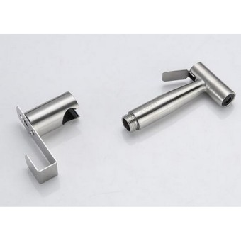 QC14225 Stainless Steel Brush Finish Toilet Bathroom Handheld SprayShower Bidet Rinse With Supply Hose Angle Valve And Shower Holder -intl May 2018 - 2 QC14225 Stainless Steel Brush Finish Toilet Bathroom Handheld SprayShower Bidet Rinse With Supply Hose Angle Valve And Shower Holder -intl - 2