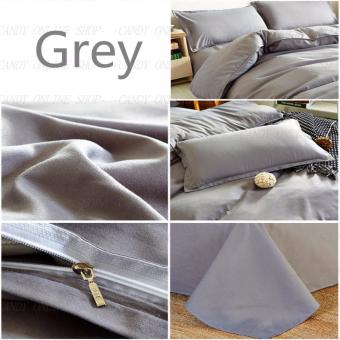 Quality Queen Size 4 Piece Bedsheet Sets (Grey) May 2018 - 2 Quality Queen Size 4 Piece Bedsheet Sets (Grey) - 2