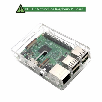 Raspberry Pi Clear Protective Case For Raspberry Pi 3 Model B, Pi 2Model B & Pi Model B+ With 2x Heatsinks - Intl June 2018 - 3 Raspberry Pi Clear Protective Case for Raspberry Pi 3 Model B, Pi 2Model B & Pi Model B+ with 2x Heatsinks - intl - 3