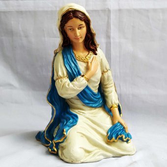 Religious Item Set Of 5 Nativity Scene / Belen (Jesus With Virgin Mary (BLUE) And Saint Joseph) Figurines (Made Of Fiberglass Resin) By Everything About Santa (Christmas Decoration And Gift Suggestion) June 2018 - 4 Religious Item Set of 5 Nativity Scene / Belen (Jesus with Virgin Mary (BLUE) and Saint Joseph) Figurines (Made of Fiberglass Resin) by Everything About Santa (Christmas decoration and gift suggestion) - 4