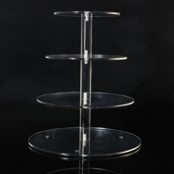 Round Acrylic 4 Tier Cupcake Cake Stand For Birthday Celebration Party Cake Shop July 2018 - 2 Round Acrylic 4 Tier Cupcake Cake Stand For Birthday Celebration Party Cake Shop - 2