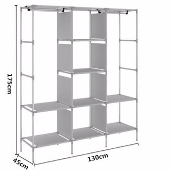 Rukia High Quality 88130 Fashion Cloth Organizer With 3 Door (Grey)with Foldable Non-Woven Fabric Cube With Three Drawers Design(Pink) July 2018 - 3 Rukia High Quality 88130 Fashion Cloth Organizer with 3 Door (Grey)with Foldable Non-Woven Fabric Cube with Three Drawers Design(Pink) - 3