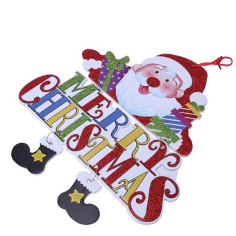 Santa Claus Snowman Tree Door Christmas Decoration HangingPendant(Red) - Intl June 2018 - 5 Santa Claus Snowman Tree Door Christmas Decoration HangingPendant(Red) - intl - 5