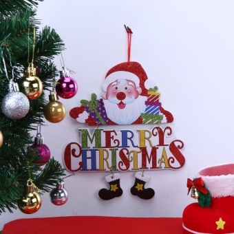 Santa Claus Snowman Tree Door Christmas Decoration HangingPendant(Red) - Intl June 2018 - 4 Santa Claus Snowman Tree Door Christmas Decoration HangingPendant(Red) - intl - 4