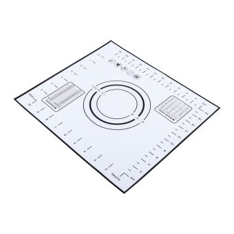 Silicone Fibreglass Rolling Dough Pad Pastry Baking Mats W/ Measurements Black 26*29cm - Intl June 2018 - 5 Silicone Fibreglass Rolling Dough Pad Pastry Baking Mats w/ Measurements Black 26*29cm - intl - 5