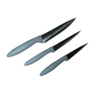 Slique Kitchen Knife 6pc Set (Grey) July 2018 - 3 Slique Kitchen Knife 6pc Set (Grey) - 3