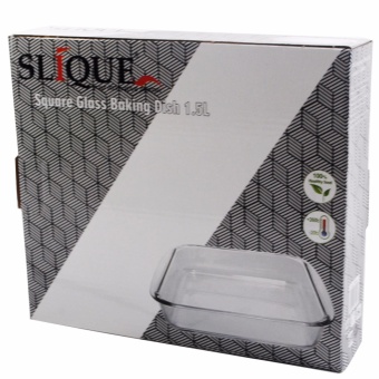 SLIQUE SQUARE GLASS BAKING DISH 1.5L June 2018 - 3 SLIQUE SQUARE GLASS BAKING DISH 1.5L - 3